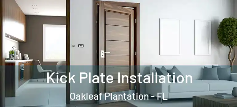  Kick Plate Installation Oakleaf Plantation - FL